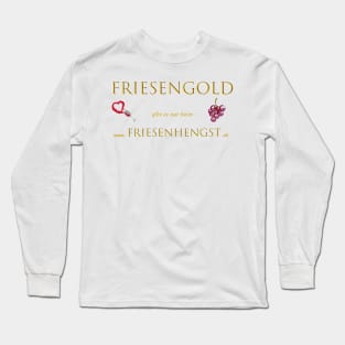 Friesengold Friesian stallion Long Sleeve T-Shirt